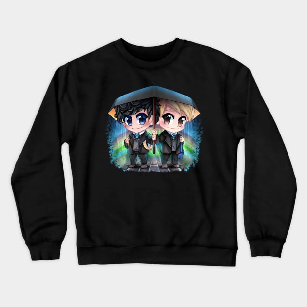 Under the Rainbow Crewneck Sweatshirt by Yunuyei's Store